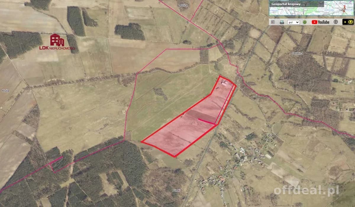 Strategiczna działka inwestycyjna 29,2 ha