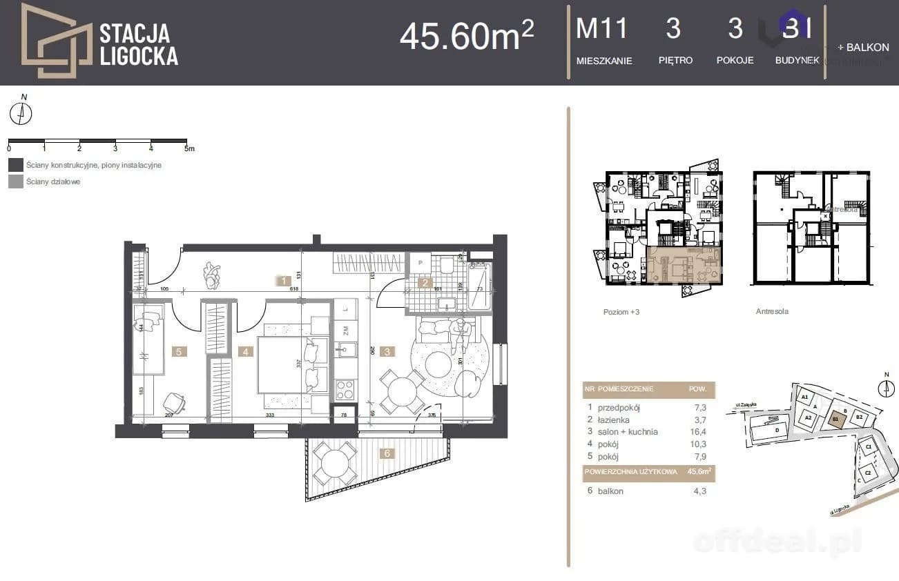NOWE MIESZKANIA. 3 POKOJE! BALKON!