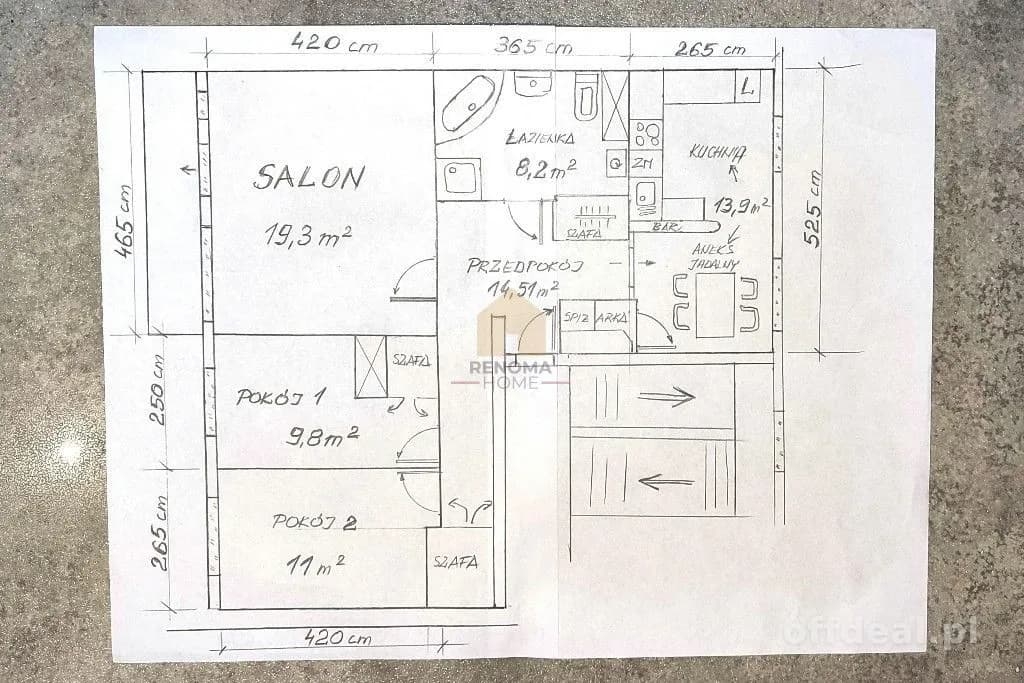 3-room apartment for sale in Świdnica | 76.71 m²