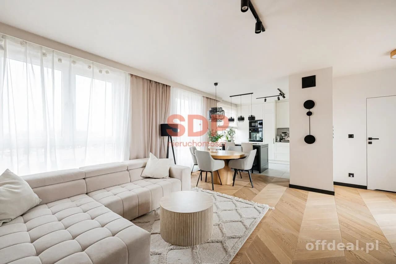 Taras 80 m² na dachu | Pełne światła | 4 pok z balkonem