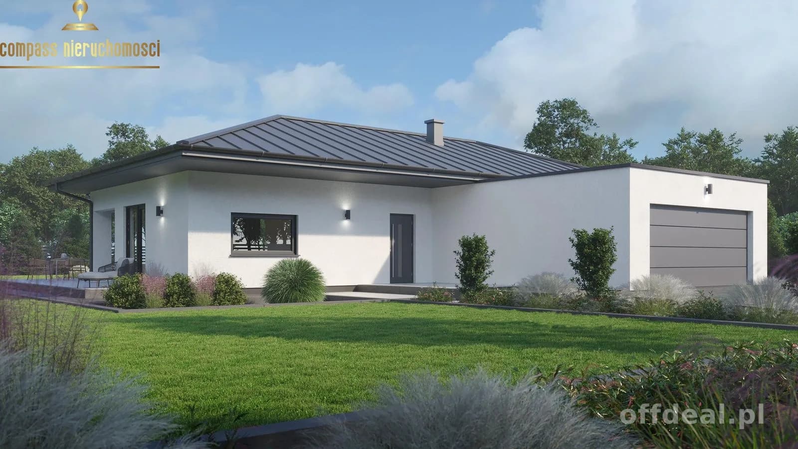 Komfortowy Dom Parterowy z Garażem Dwustanowiskowym | 115,74 m² | 4 Pokoje & Spiżarnia