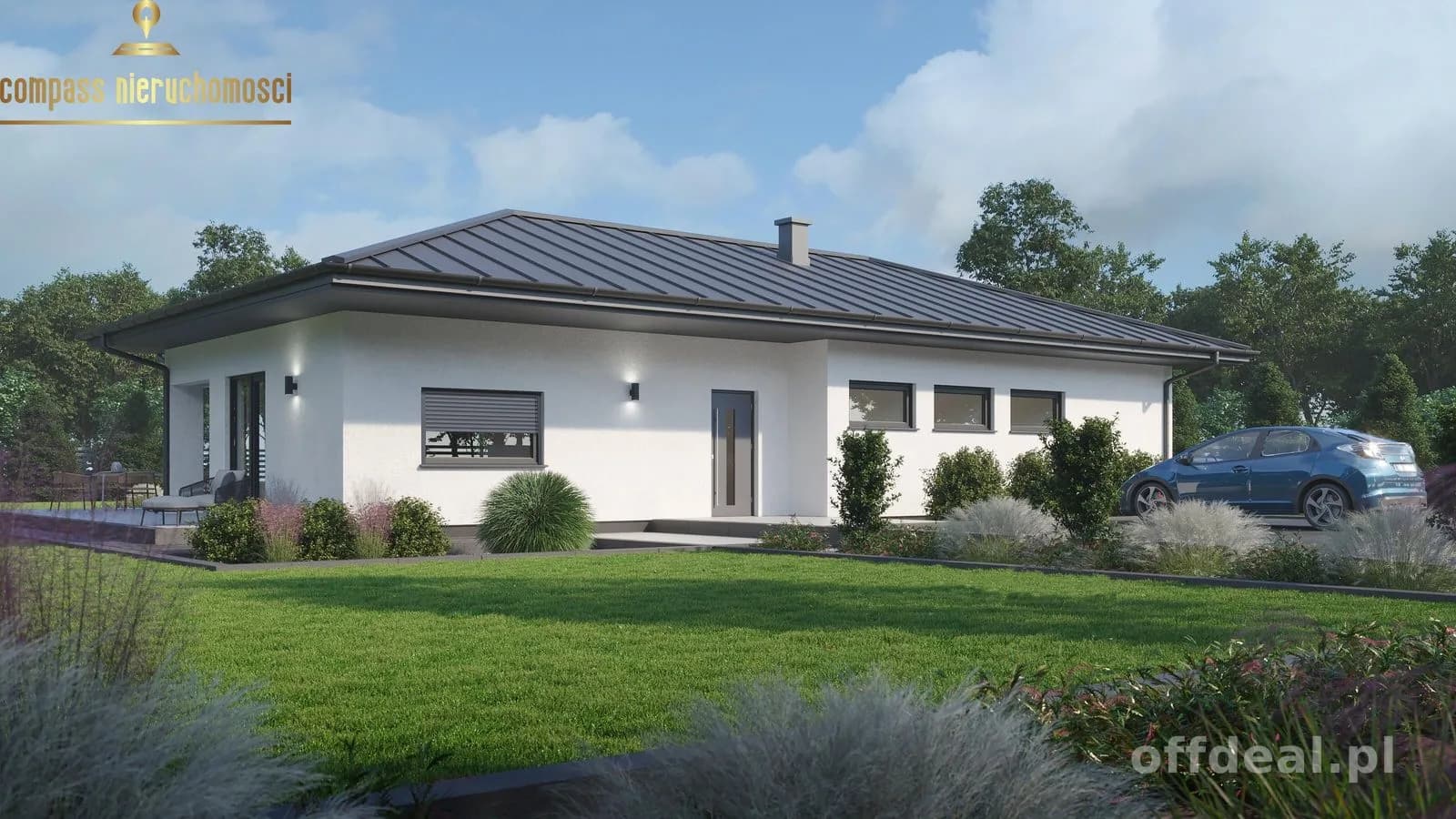 Komfortowy Dom Parterowy z Garażem Dwustanowiskowym | 115,74 m² | 4 Pokoje & Spiżarnia