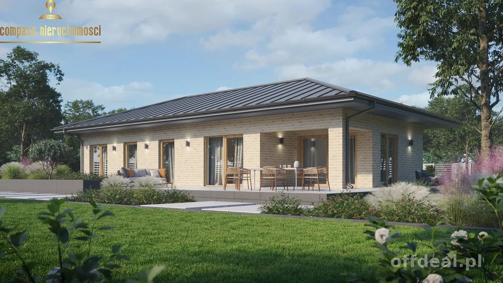 Komfortowy Dom Parterowy z Garażem Dwustanowiskowym | 115,74 m² | 4 Pokoje & Spiżarnia
