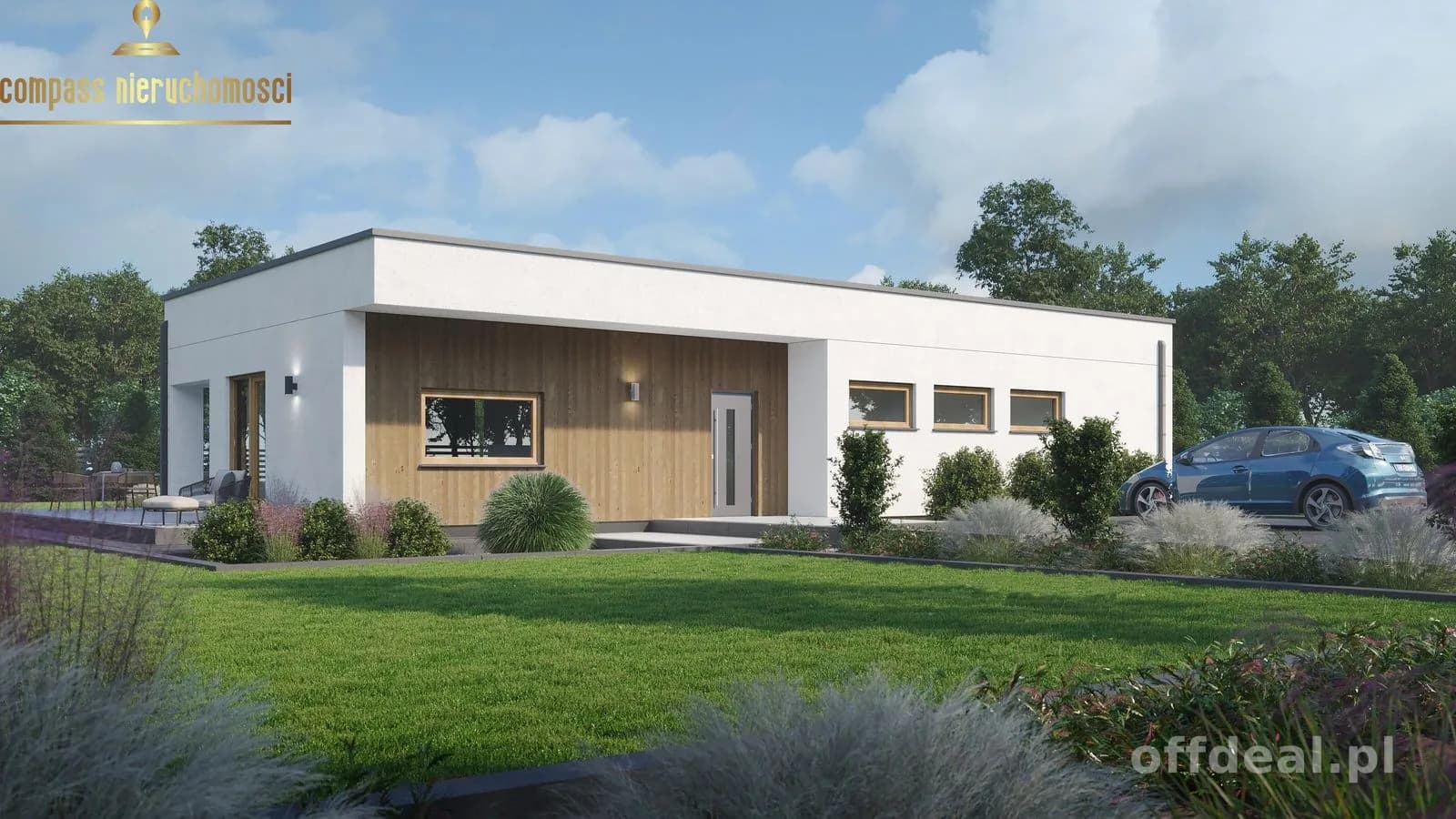Komfortowy Dom Parterowy z Garażem Dwustanowiskowym | 115,74 m² | 4 Pokoje & Spiżarnia