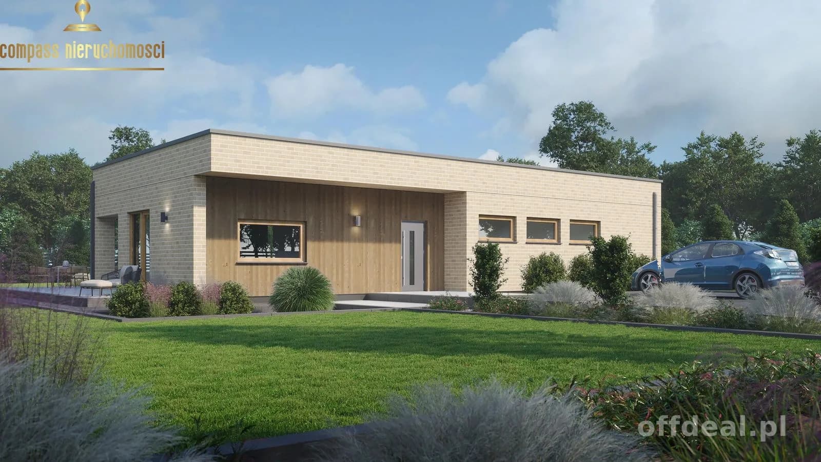 Komfortowy Dom Parterowy z Garażem Dwustanowiskowym | 115,74 m² | 4 Pokoje & Spiżarnia