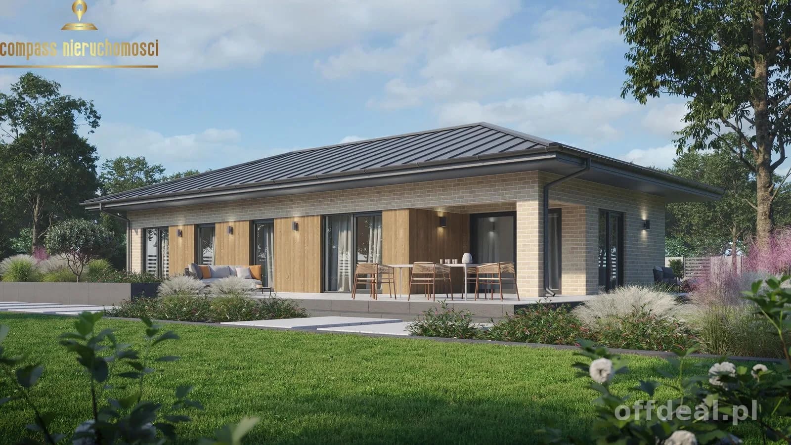 Komfortowy Dom Parterowy z Garażem Dwustanowiskowym | 115,74 m² | 4 Pokoje & Spiżarnia