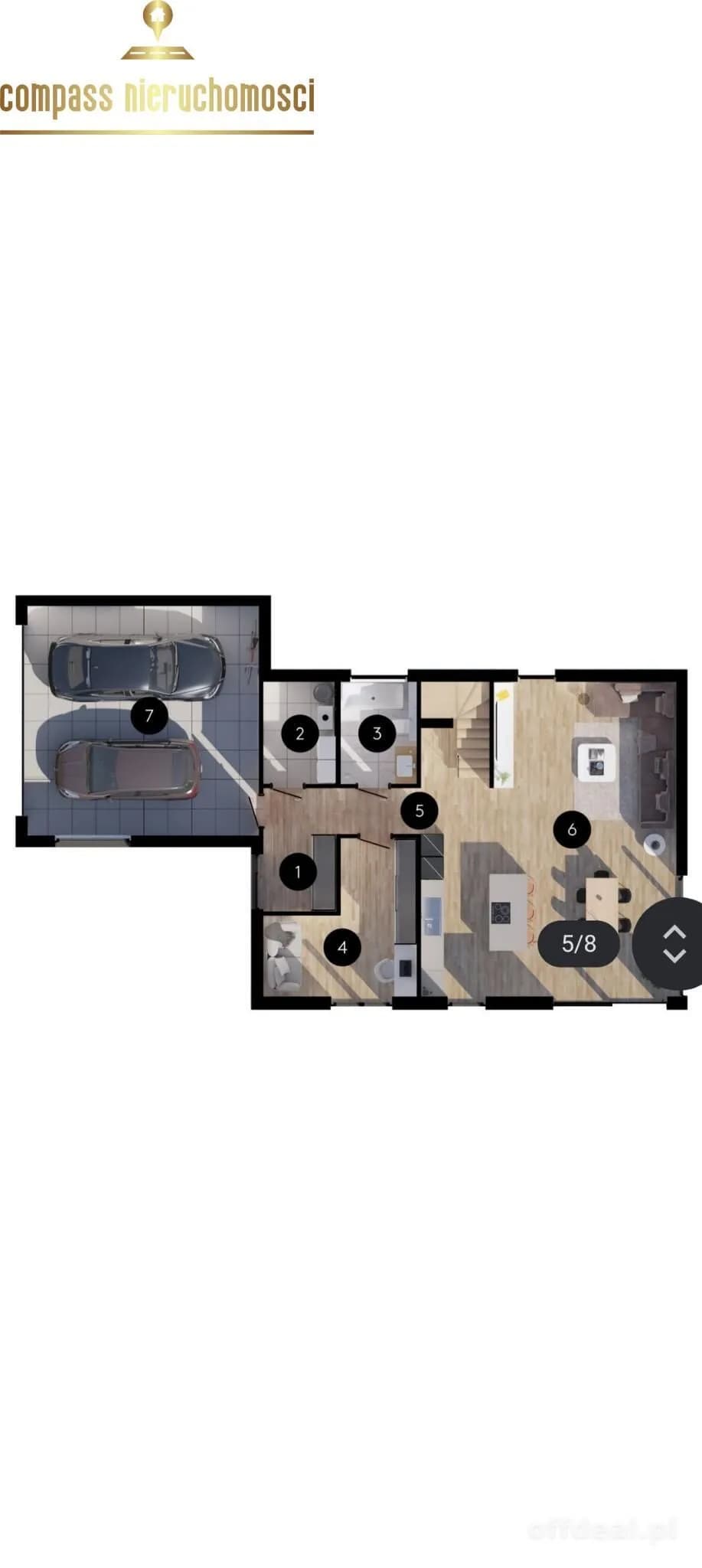 Przestronny Dom z Garażem Dwustanowiskowym | P.12 | 186,26 m² | 5 Pokoi & Gabinet