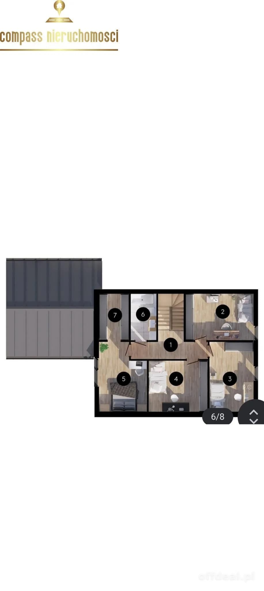 Przestronny Dom z Garażem Dwustanowiskowym | P.12 | 186,26 m² | 5 Pokoi & Gabinet