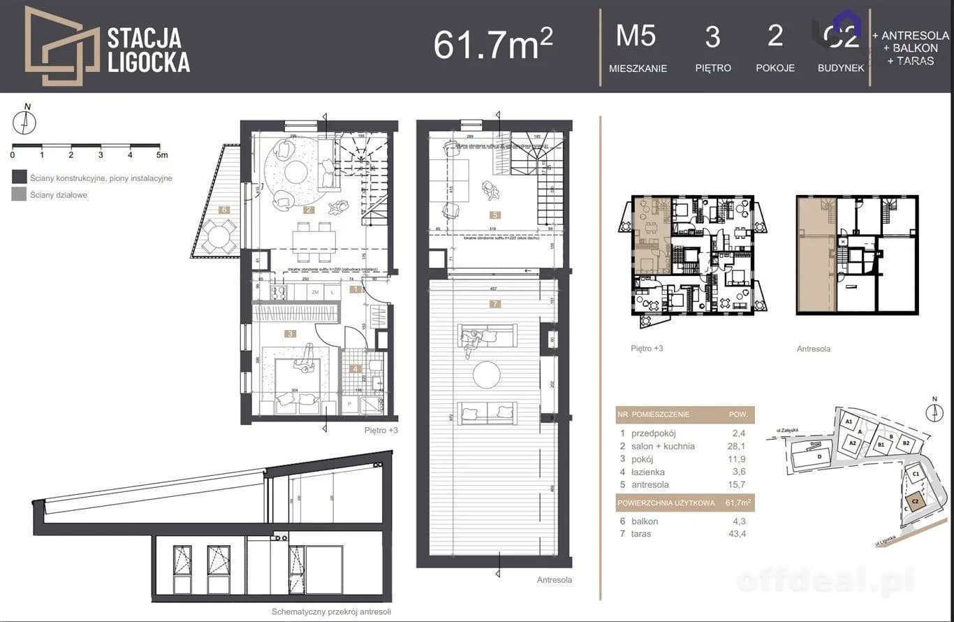 Zdjęcie 11: Mieszkanie, 3 pokoje, 62 m², Katowice