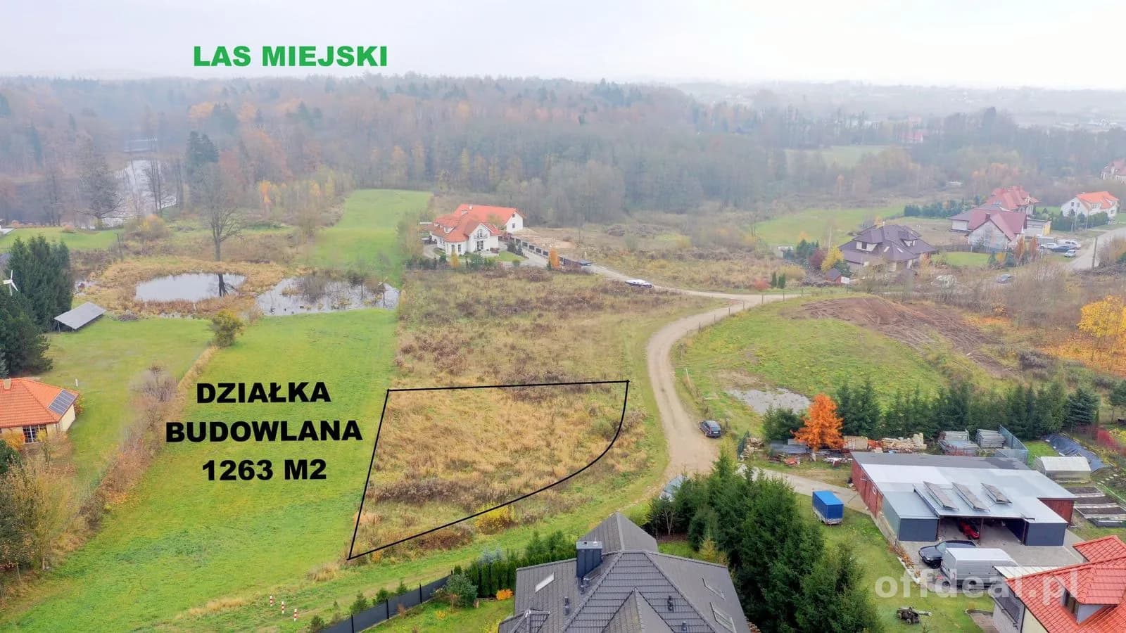 Działka nieopodal Lasu Miejskiego - ul. Dworska