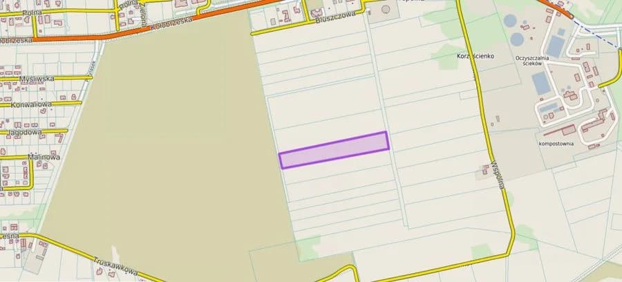 plot for sale in Korzystno | 18,272 m²
