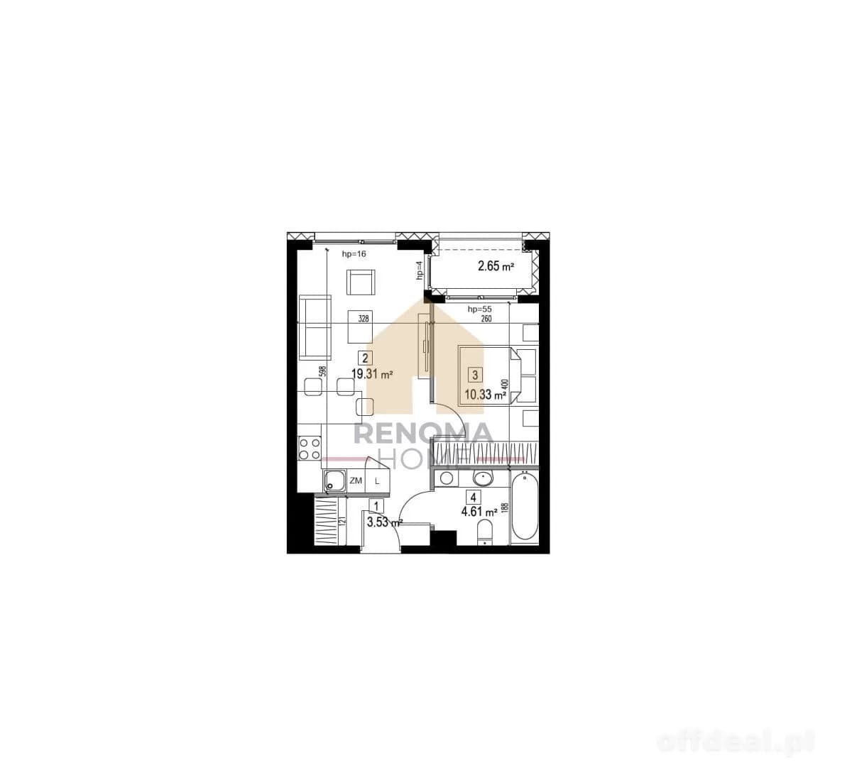 Centrum | Balkon | Bez PCC i 0%