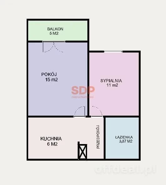 appartement à vendre à Wrocław, Krzyki, Klecina | 2 pièces | 38,71 m²