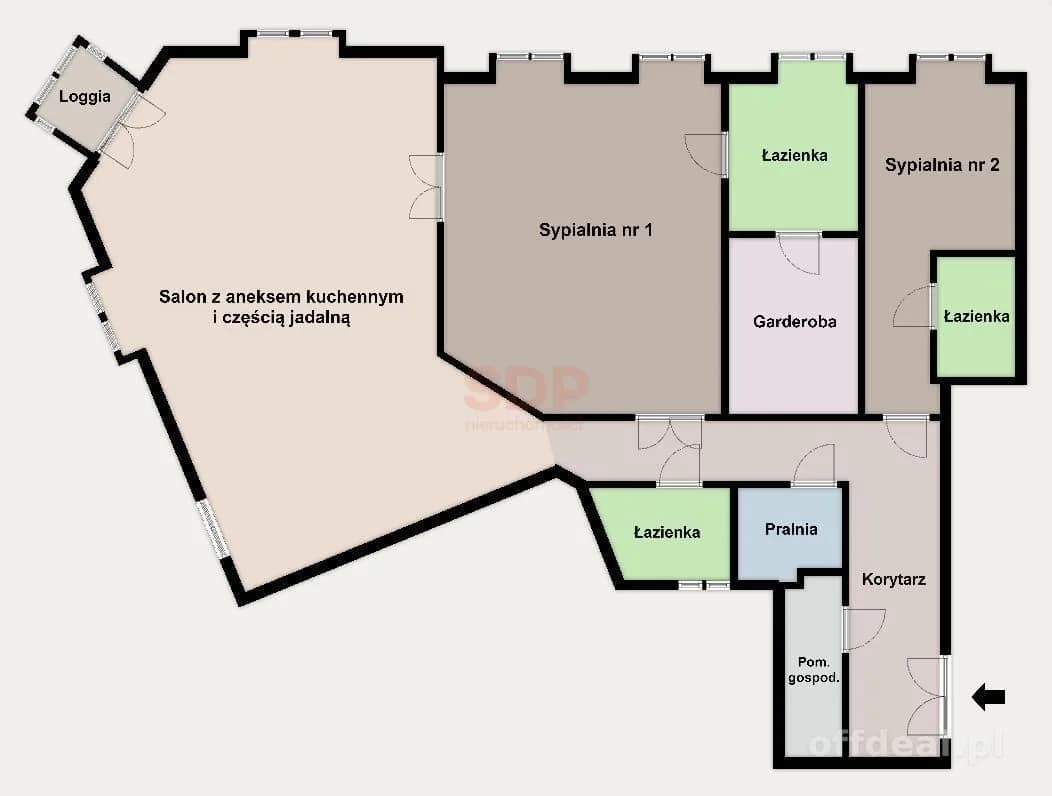 3-Zimmer Wohnung zum Verkauf in Wiedeń, Karmeliterviertel | 141,84 m²