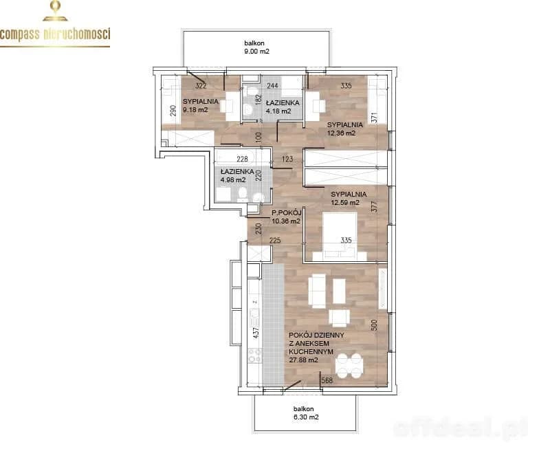 Luksusowy Relaks: 4-pokojowy Apartament z Strefą Wellness w Sobótce