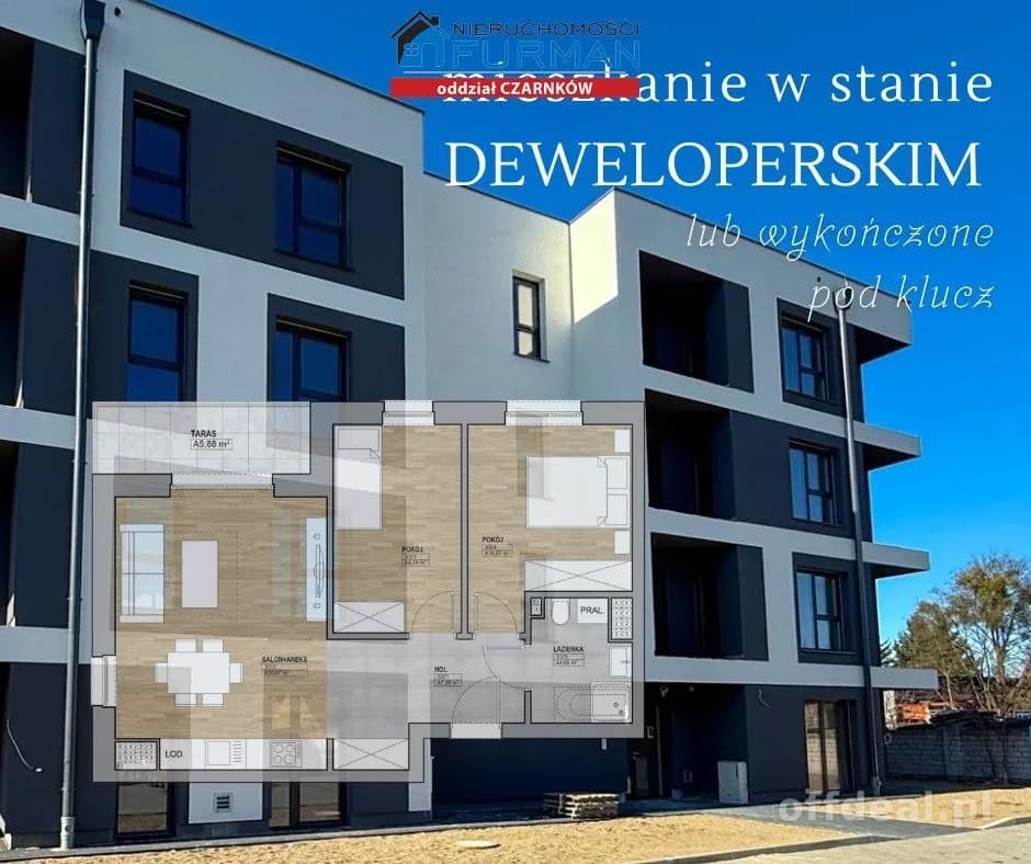 appartement à vendre à Trzcianka | 3 pièces | 52,75 m²