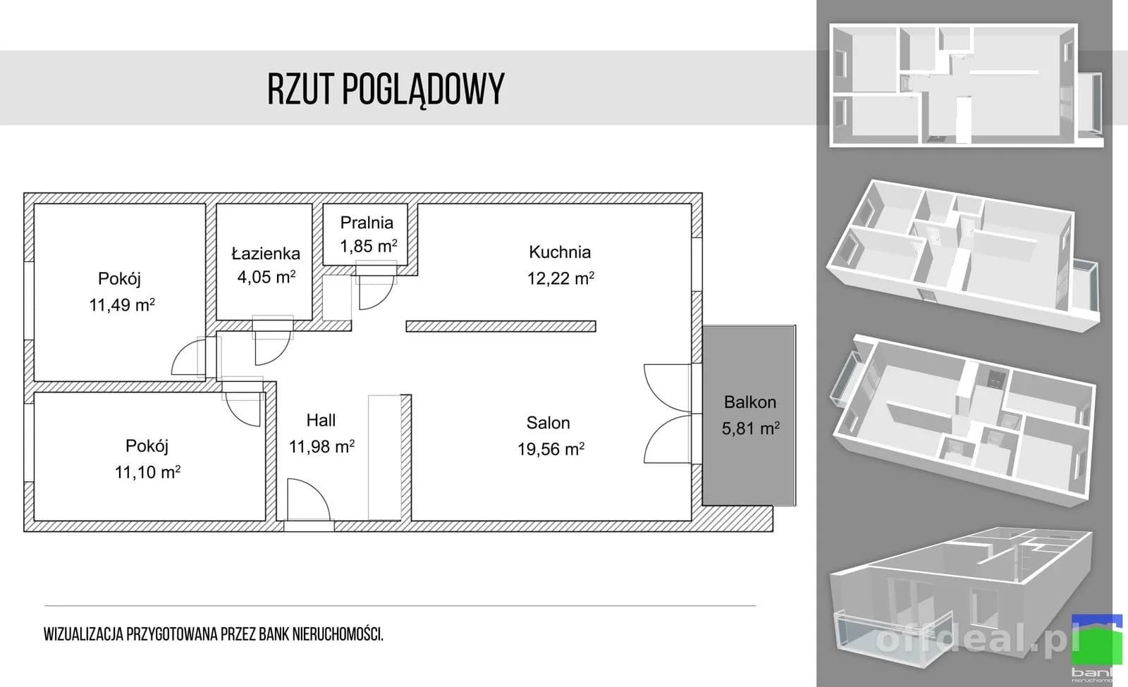 Polesie - 3 pok. z garażem ul. Pienista