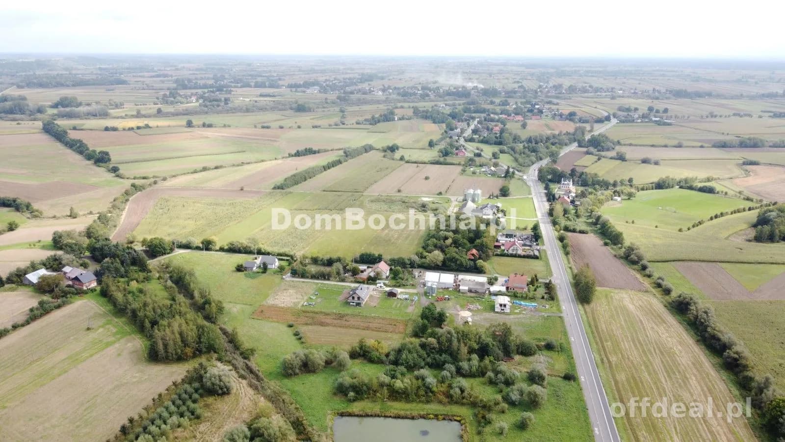 Ładna płaska działka 10ar Niedary Drwinia
