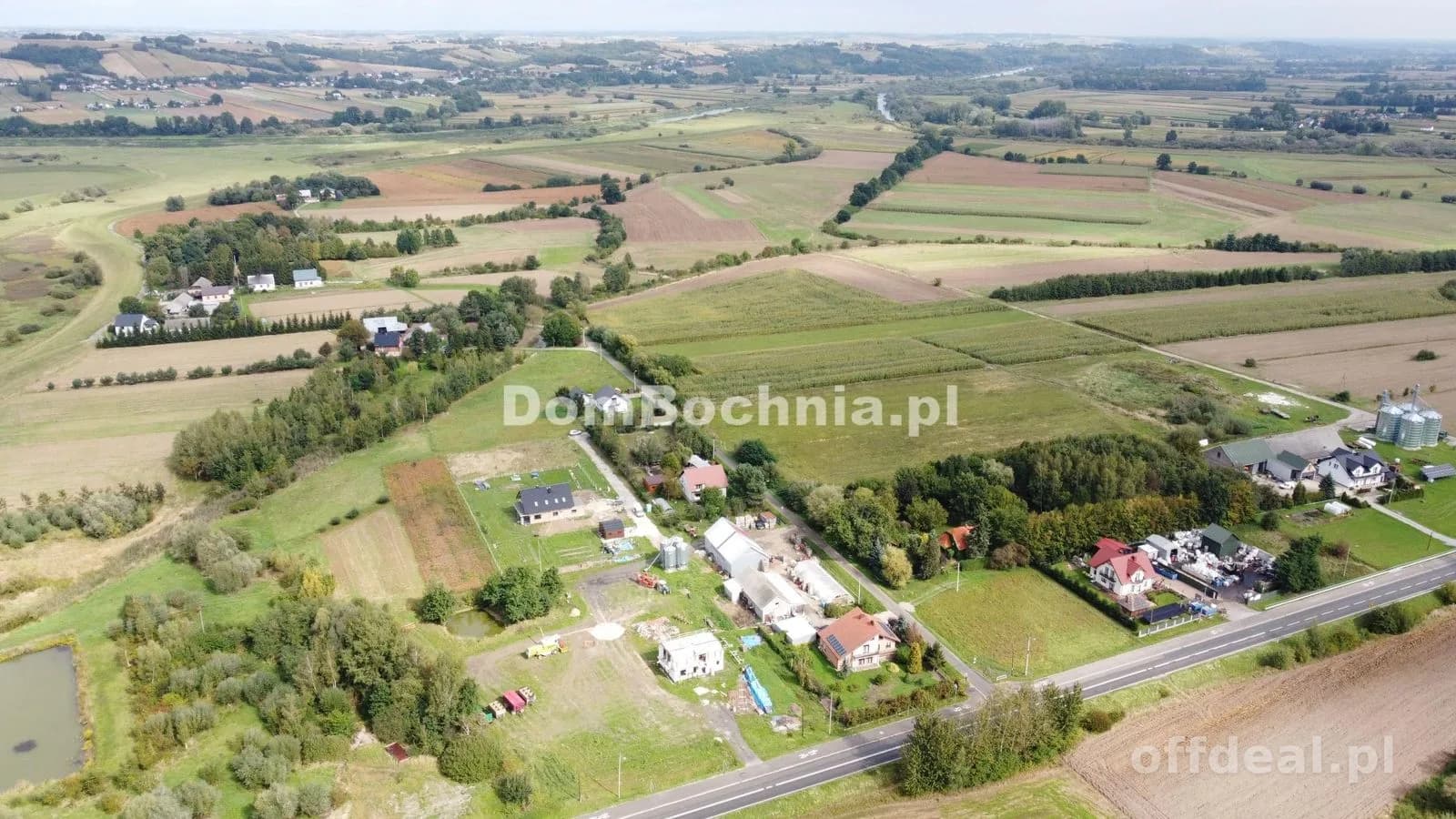 Ładna płaska działka 10ar Niedary Drwinia