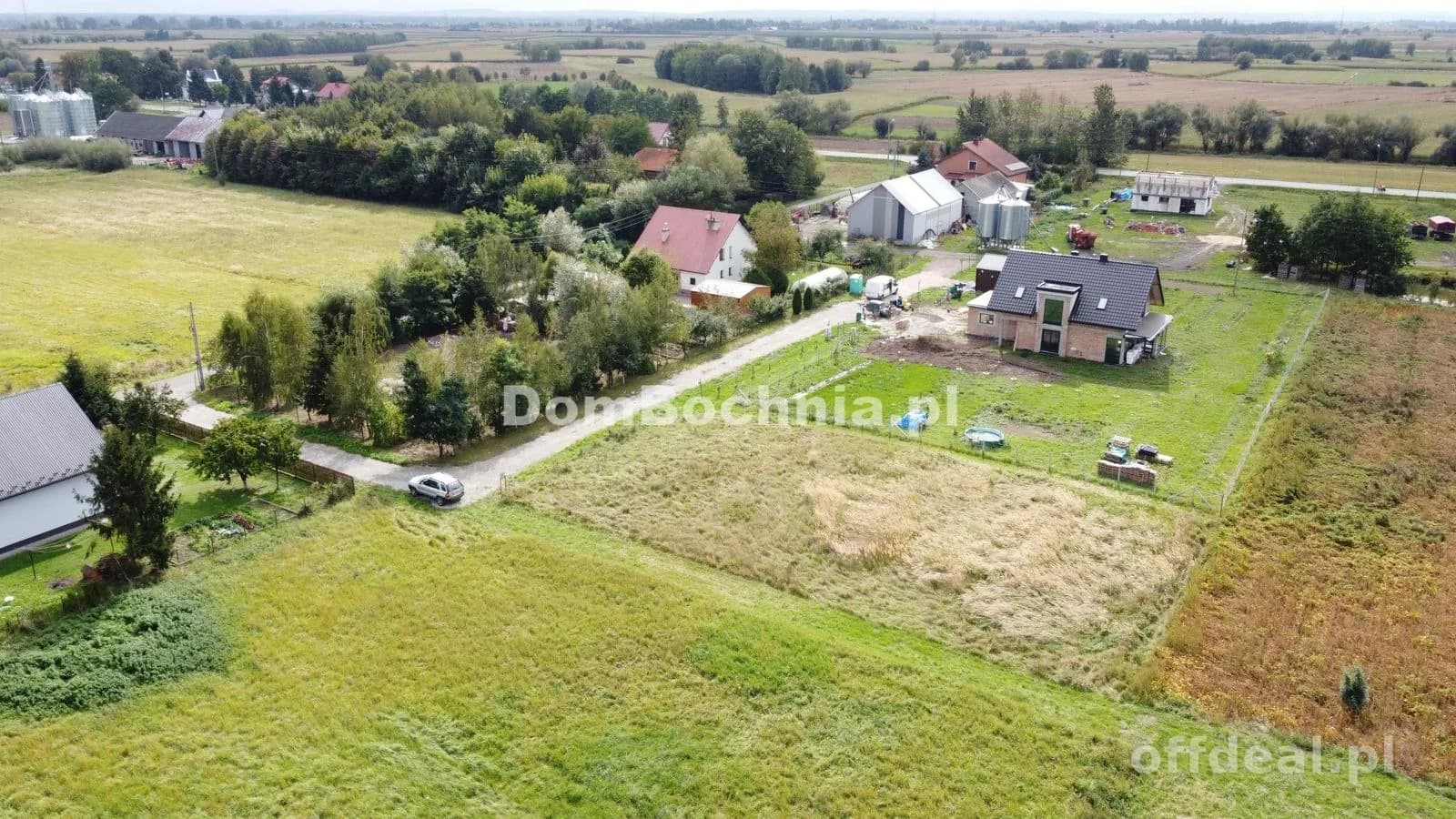 Ładna płaska działka 10ar Niedary Drwinia