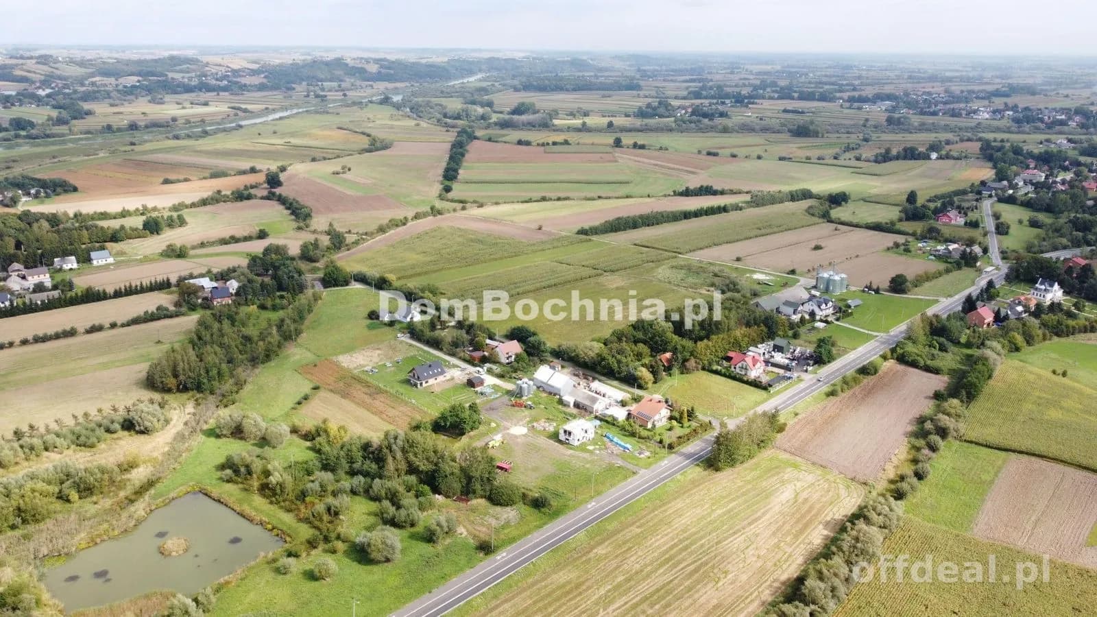 Ładna płaska działka 10ar Niedary Drwinia