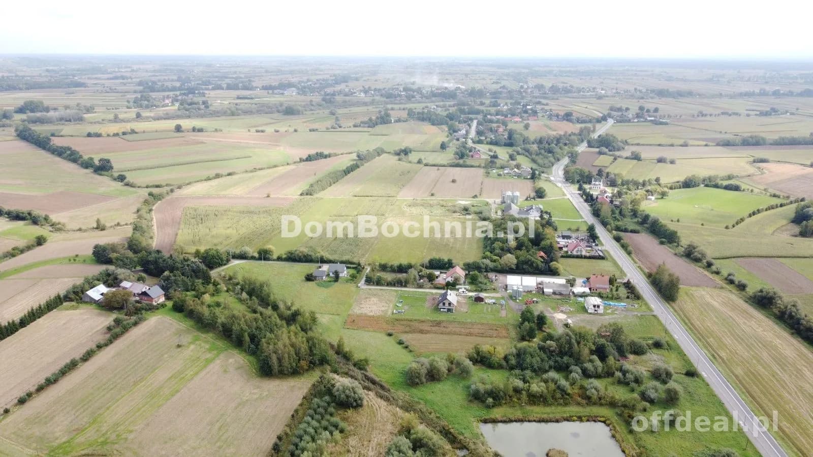 Ładna płaska działka 10ar Niedary Drwinia