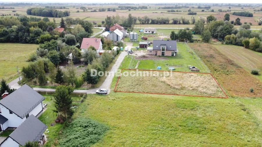 Ładna płaska działka 10ar Niedary Drwinia
