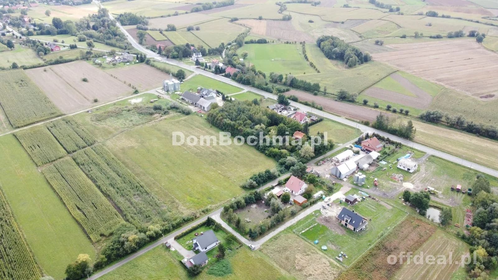 Ładna płaska działka 10ar Niedary Drwinia