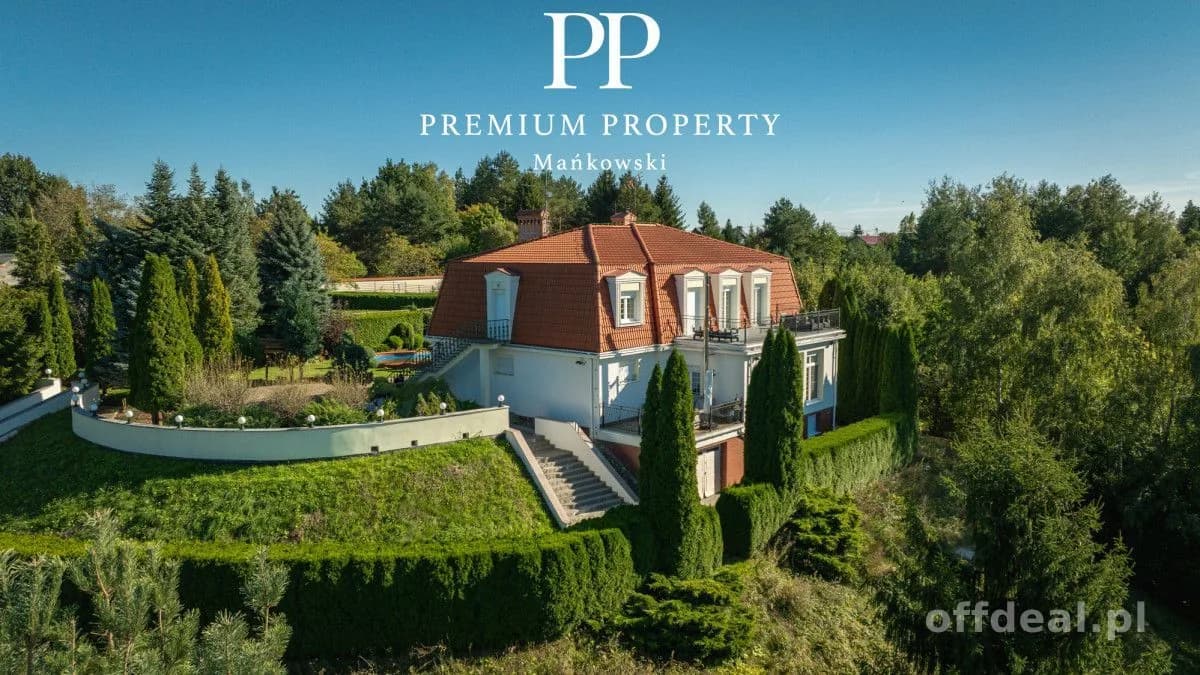 Rezydencja obok jeziora / 477m2 / 3.5 ha działka