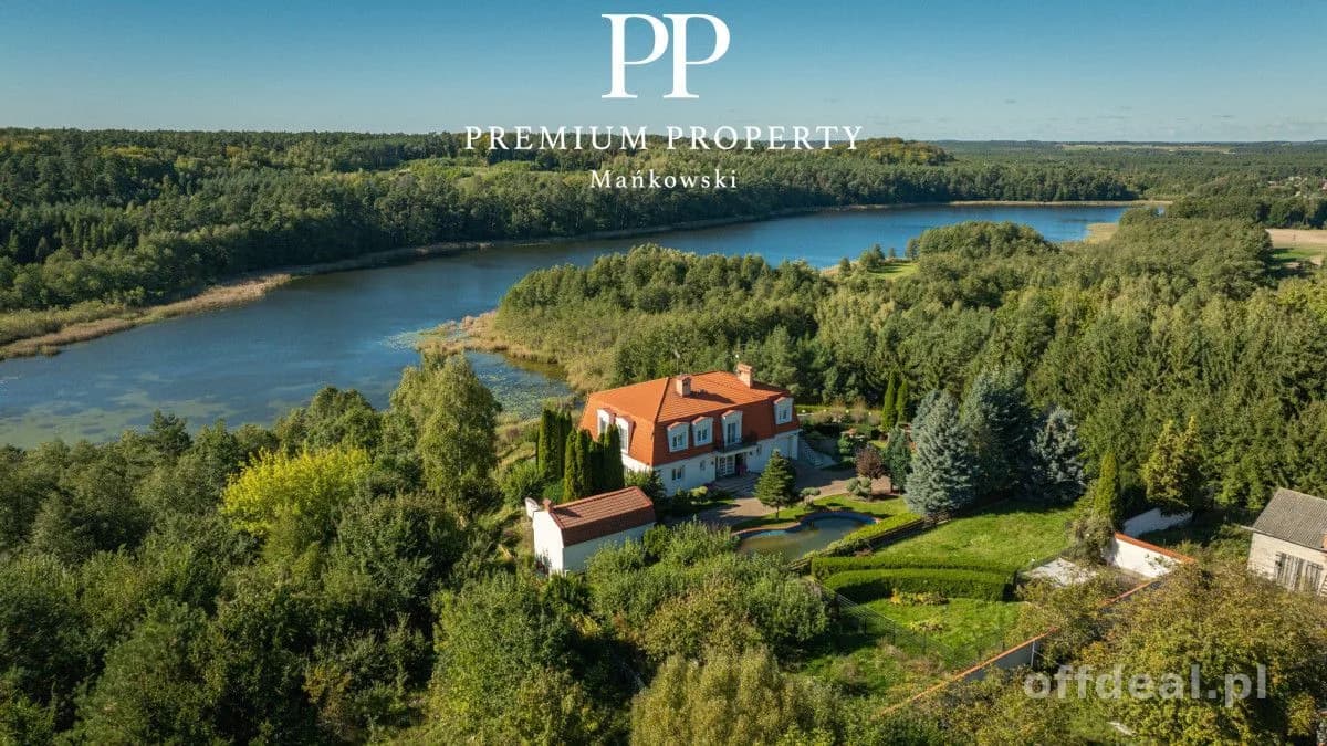 Rezydencja obok jeziora / 477m2 / 3.5 ha działka