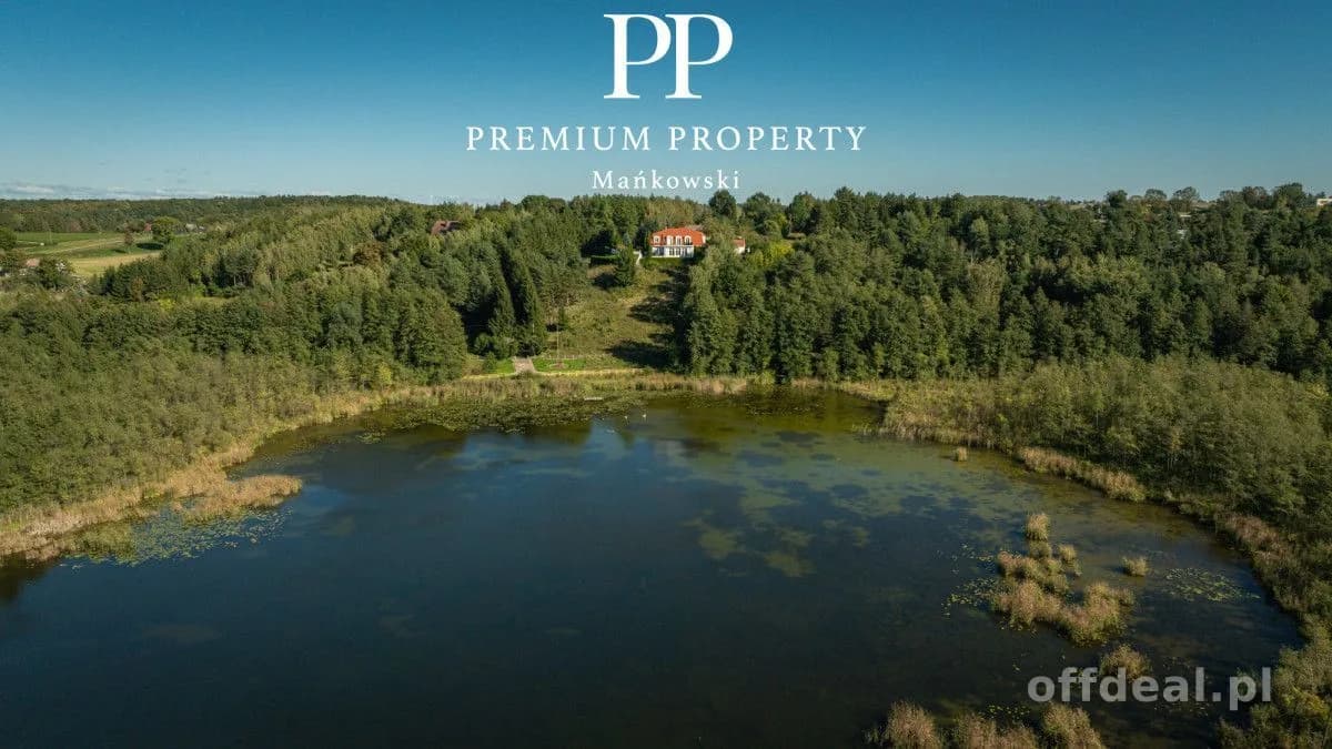 Rezydencja obok jeziora / 477m2 / 3.5 ha działka
