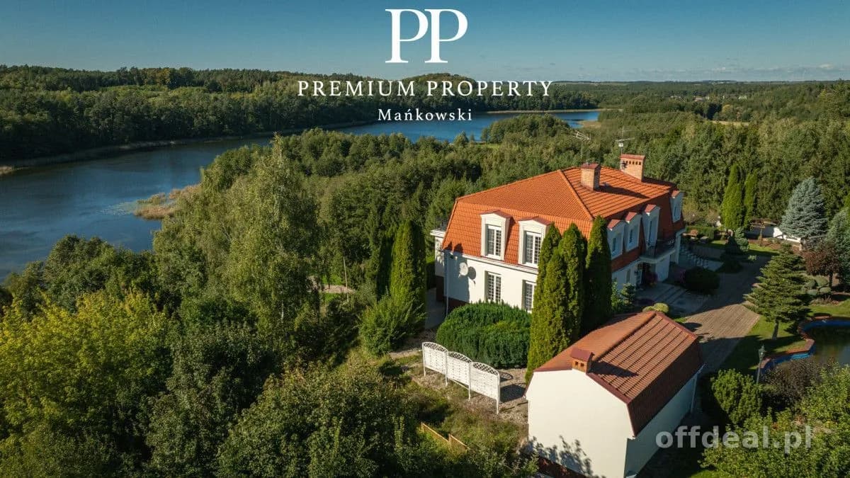 Rezydencja obok jeziora / 477m2 / 3.5 ha działka