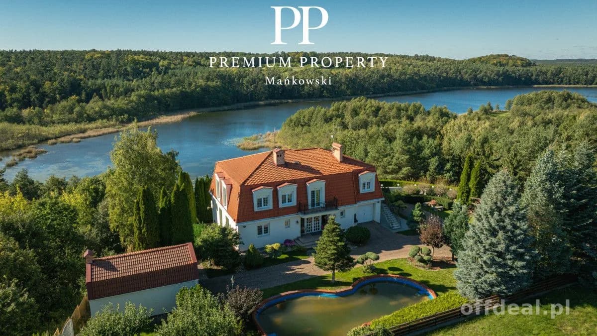 Rezydencja obok jeziora / 477m2 / 3.5 ha działka