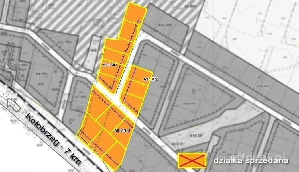 terrain à vendre à Dygowo | 1 117 m²