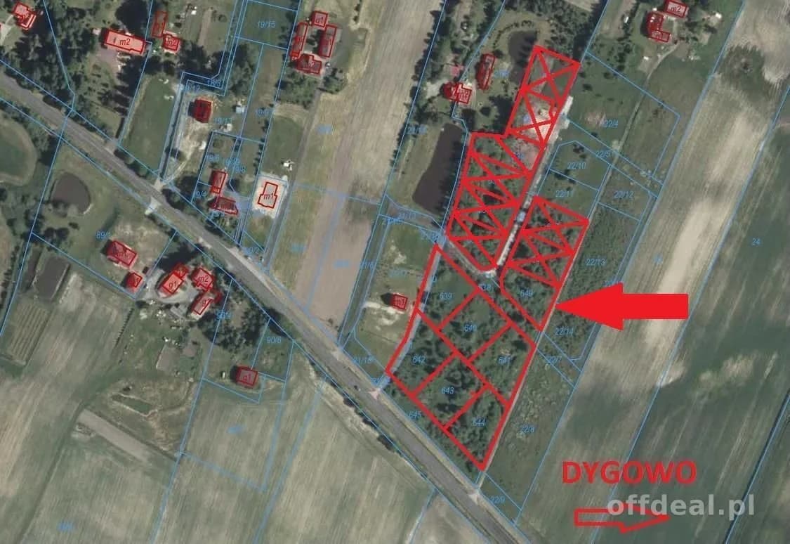 terrain à vendre à Dygowo | 1 117 m²