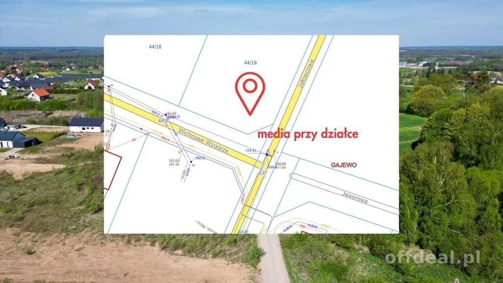 Gajewo | działka 1262 m2 pod dom jednorodzinny