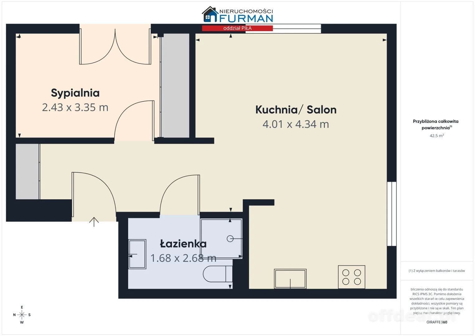 Luksusowy Apartament 2 pokojowy