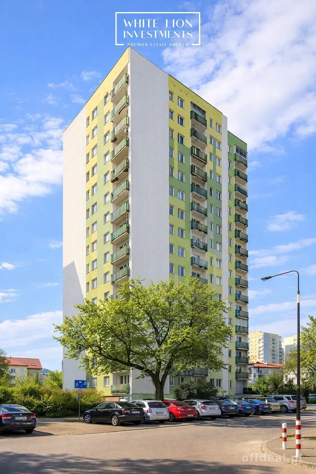 3 pokoje | 56,8 m² | Bielany | loggia | 2 komórki