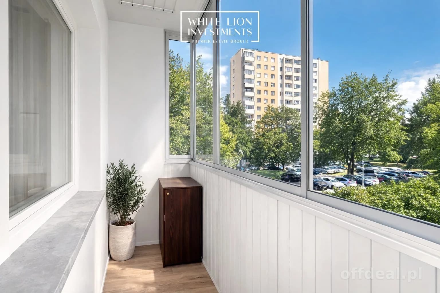 3 pokoje | 56,8 m² | Bielany | loggia | 2 komórki