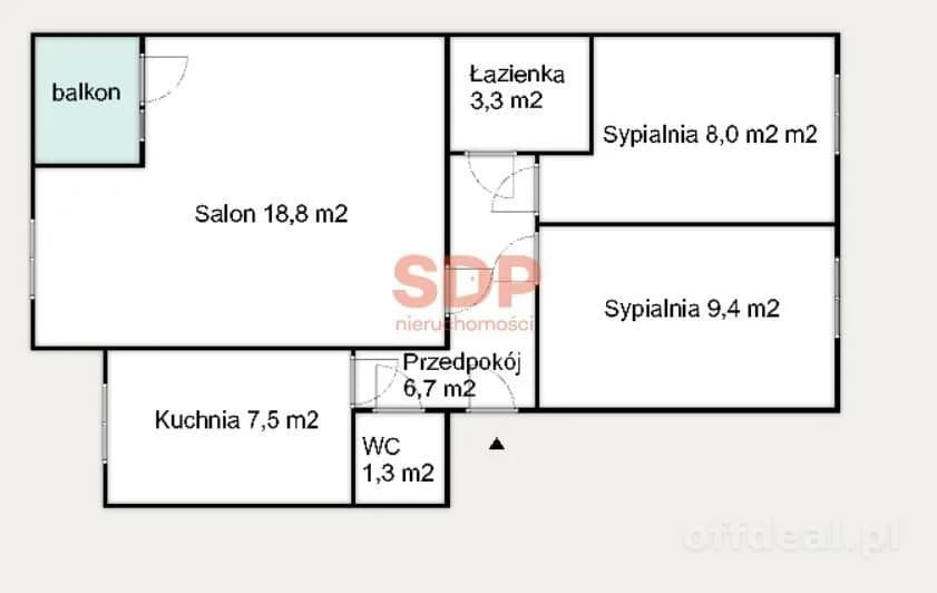 słoneczne 3 pokoje na Oporowie