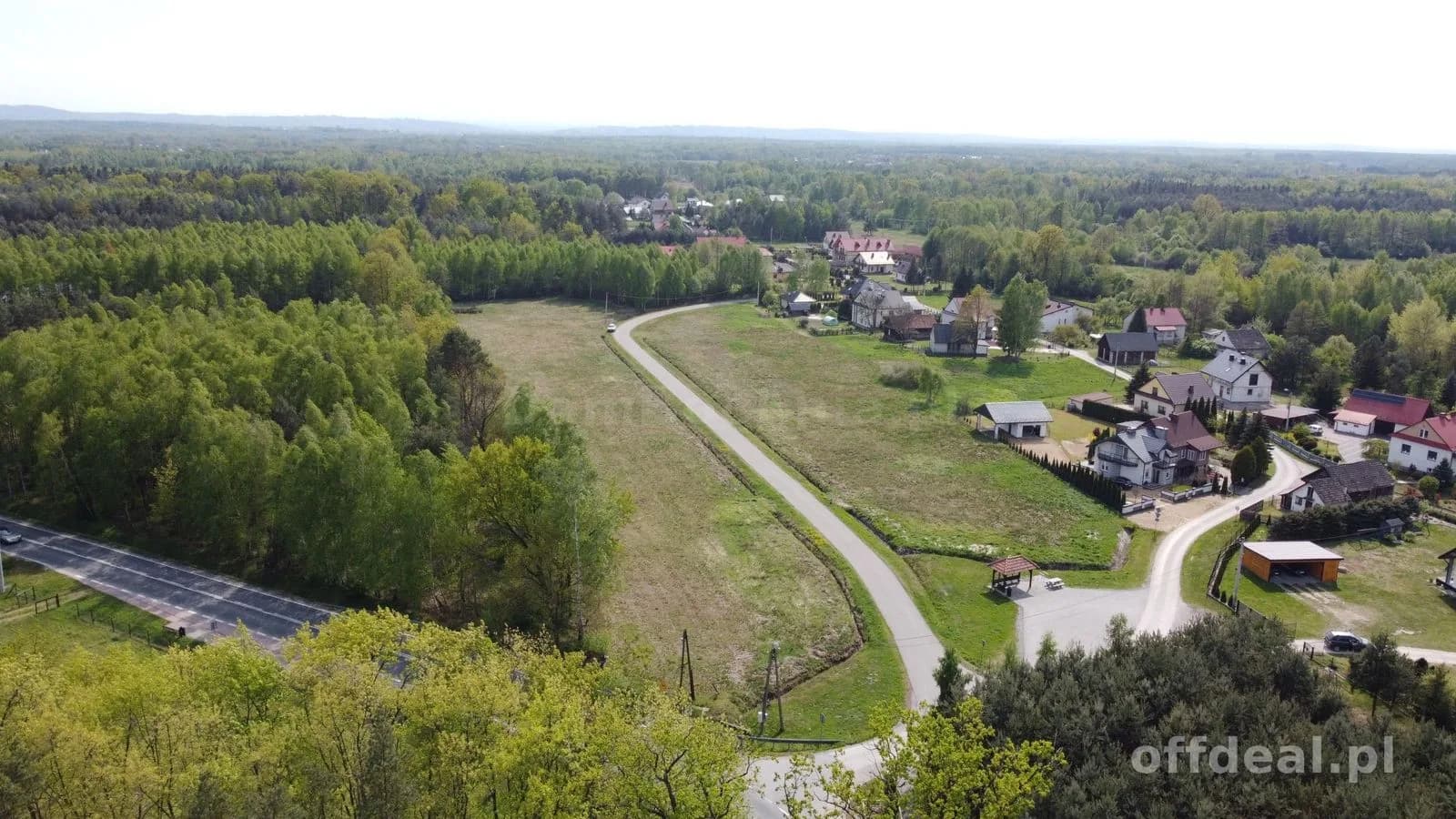 1,75 hektara działka budowlana koło Brzeska