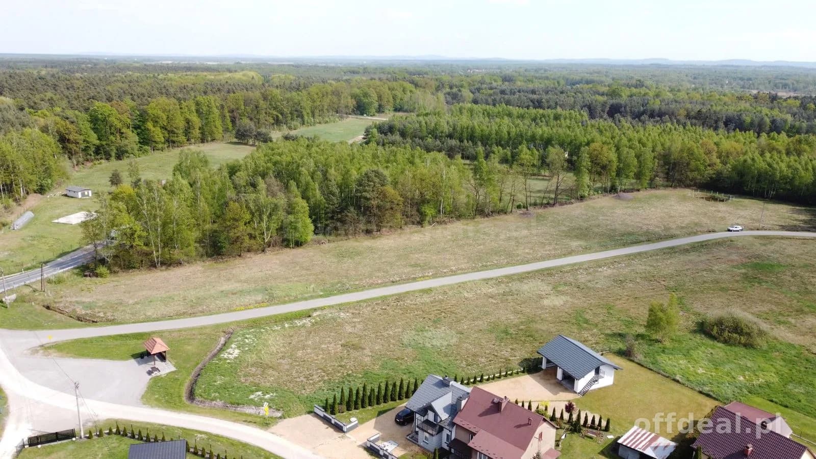 1,75 hektara działka budowlana koło Brzeska