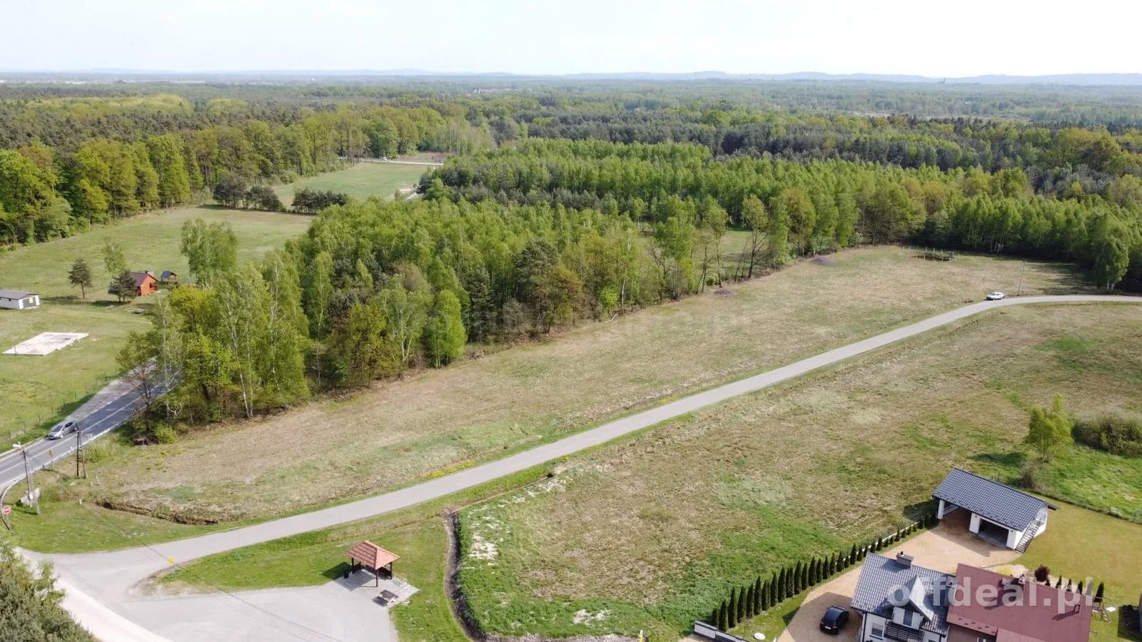 1,75 hektara działka budowlana koło Brzeska