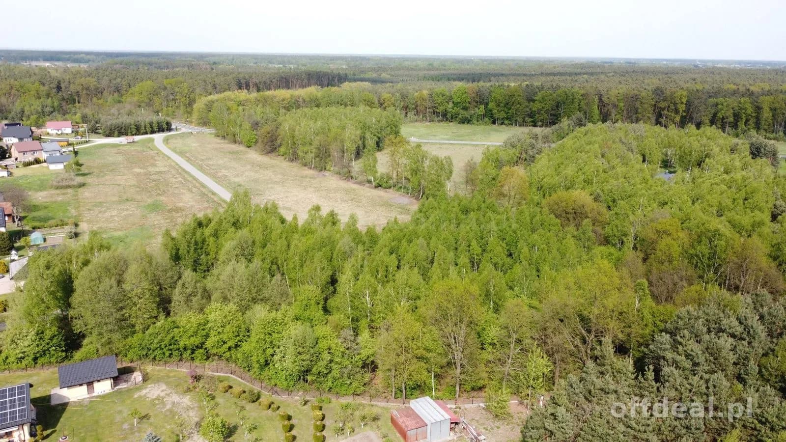1,75 hektara działka budowlana koło Brzeska