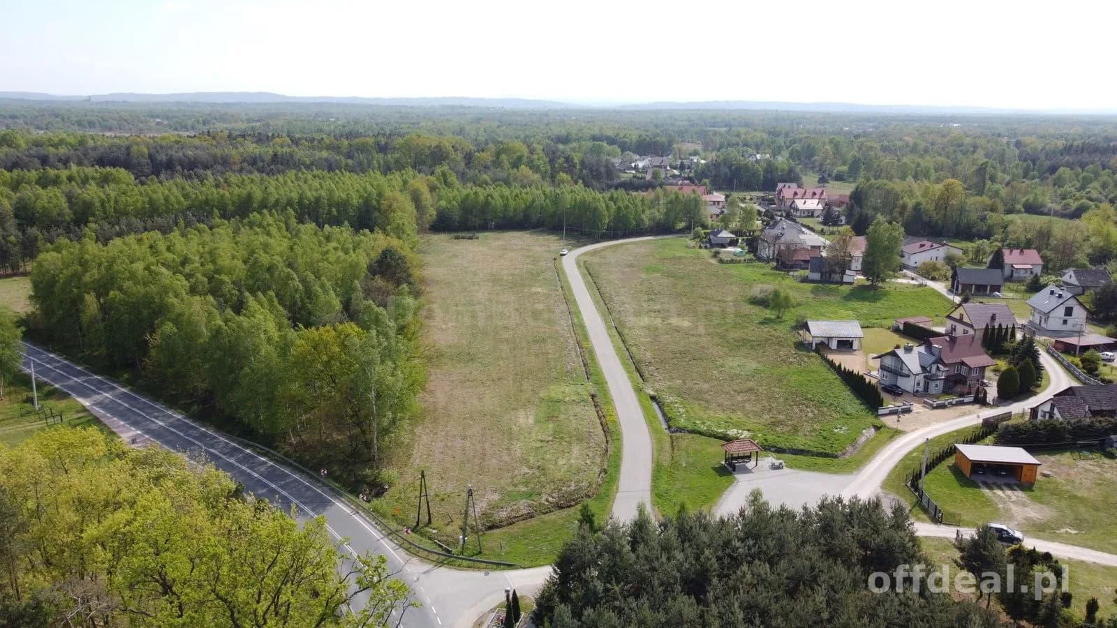1,75 hektara działka budowlana koło Brzeska