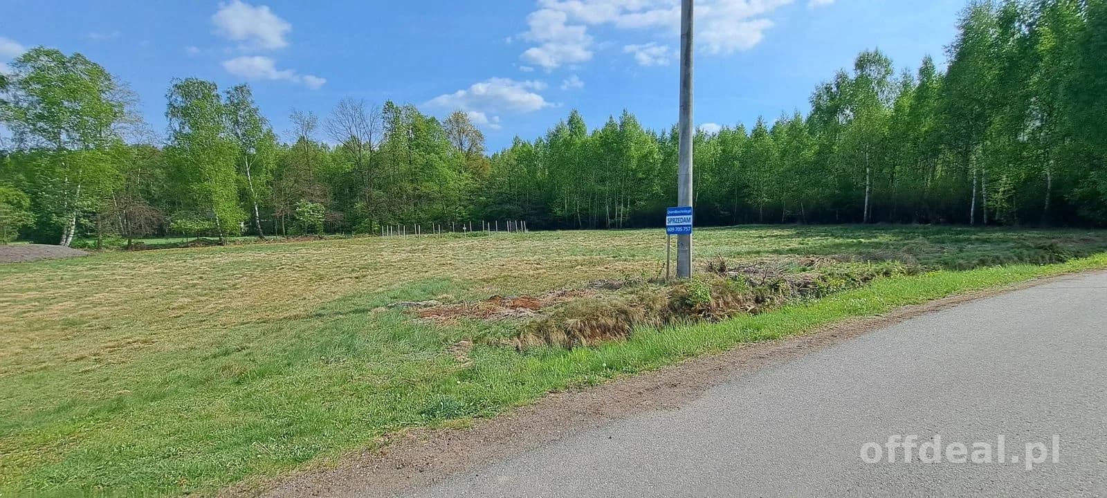 1,75 hektara działka budowlana koło Brzeska