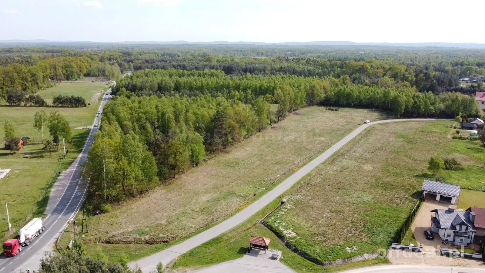 1,75 hektara działka budowlana koło Brzeska