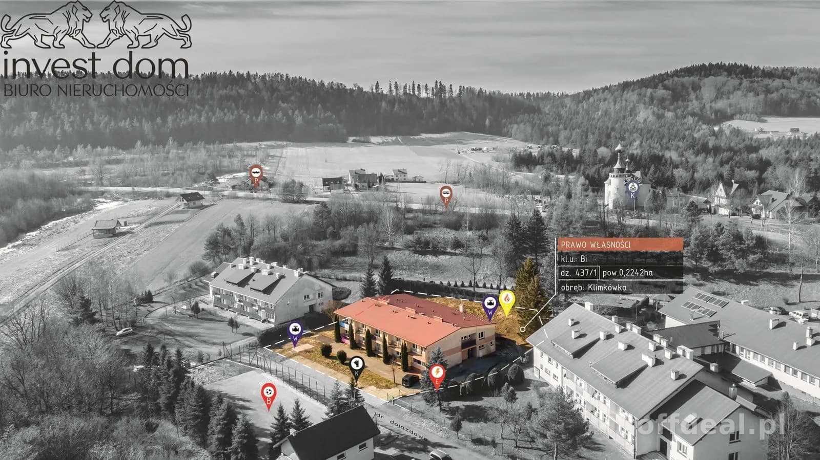 комерційна нерухомість на продаж у Klimkówka | 859,38 m²