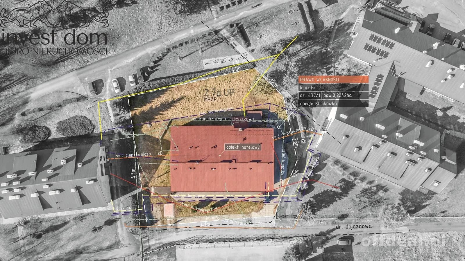 комерційна нерухомість на продаж у Klimkówka | 859,38 m²