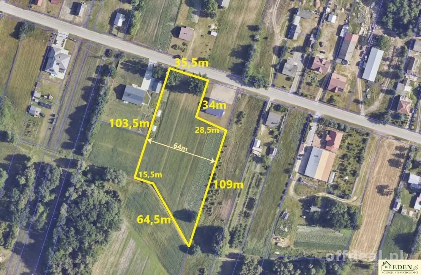 Photo 2: Plot, 6633 m², Żdżary